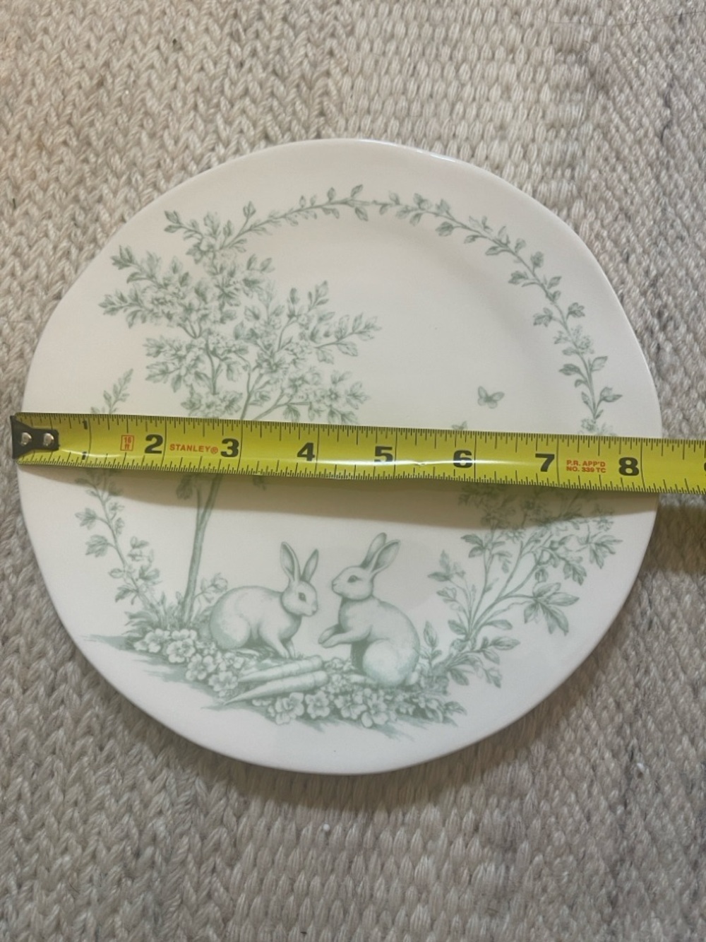 Bunny Toil Side Plate by Terrain from Anthropologie - Picture 5 of 8